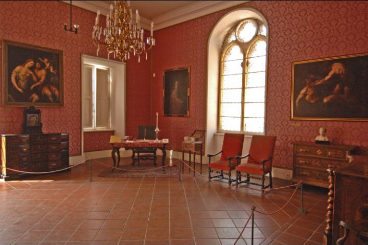 historic room inside Rector's Palace museum Dubrovnik